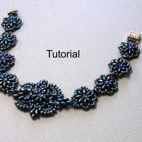 Tah Dah Super duo beading tutorial