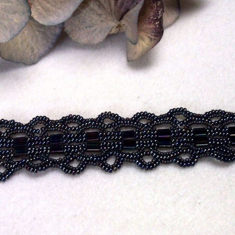 Beading tutorial All Laced Up Tila Bracelet