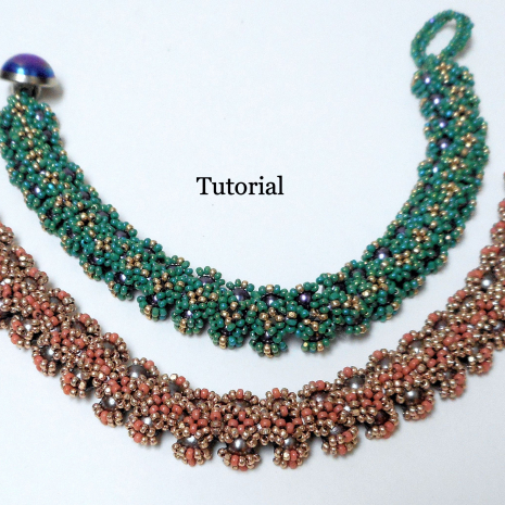 Beading tutorial RAW bracelet Cinchsation