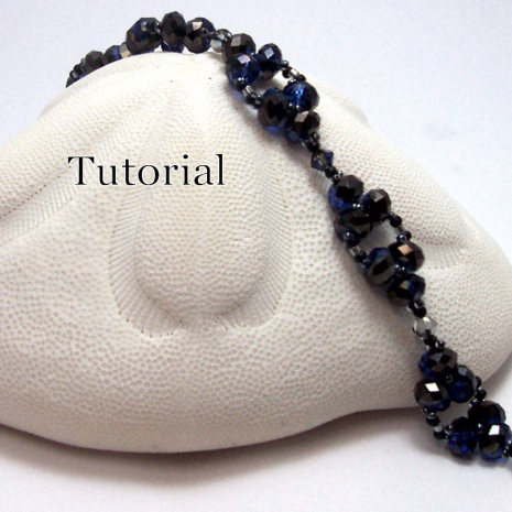 Crystalline Ice Beaded Bracelet Tutorial