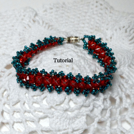 Beading Tutorial Falling for RAW Bracelet