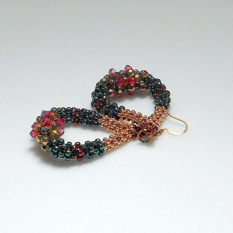 CRAW beading tutorial for earrings