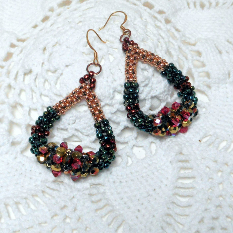 Karita Earrings CRAW beading pattern