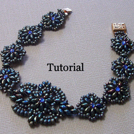 Beading tutorial Tah Dah Super Duo Bracelet