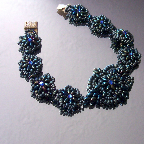 Tah Dah superduo bracelet beading tutorial