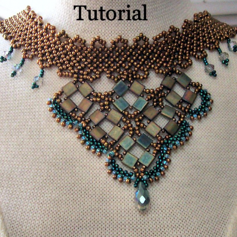 Beading tutorial Tila Magic Necklace