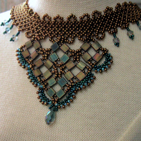 Beading Pattern Tila Magic Front view